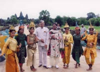 At Angkor Wat, Cambodia - Jun 2010