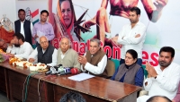 Press Conference at 'Rajiv Gandhi Congress Bhawan', Sector 35, Chandigarh