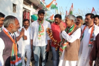 Congress Padyatra Bhaskar colony