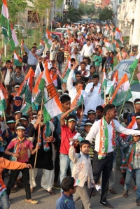 Congress Padyatra in sector 49