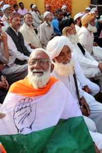 Congress rally at Rajiv Gandhi Bhawan in sector 35 of Chandigarh.