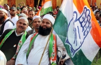 Congress rally at Rajiv Gandhi Bhawan in sector 35 of Chandigarh.