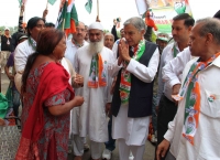 Congress Padyatra in Dadumajra