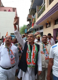 Congress Padyatra in Dadumajra