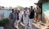 Congress Padyatra at Sanjay colony