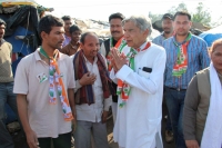 Congress Padyatra at Sanjay colony