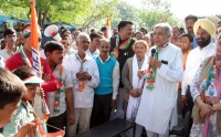 Congress Padyatra at Sanjay colony