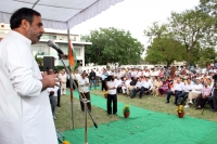 Anand Sharma rally at Sector 19